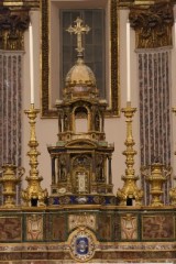ciborio sull'altare maggiore